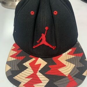 Jump Man Black and Red Cap